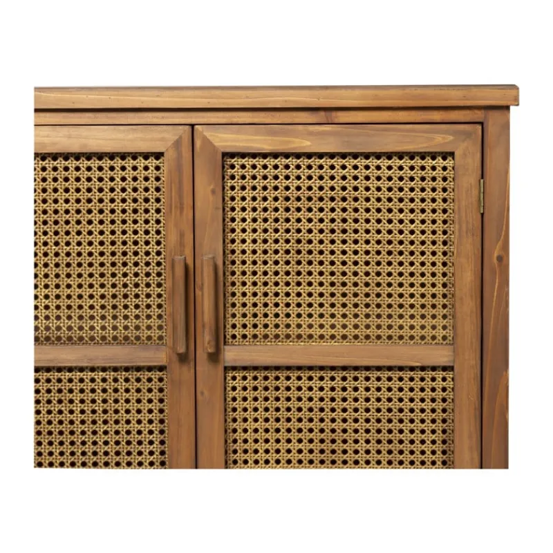 Xenos Kast Met Deuren-Webbing kast Bandung - bruin - 72x80.5x39 cm