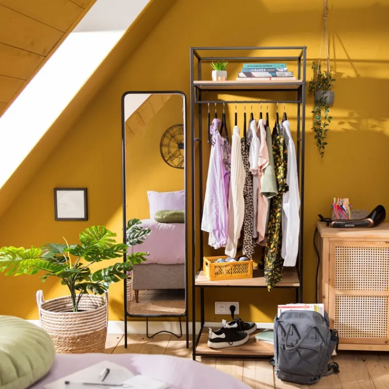 Xenos Kast Met Deuren-Webbing kast Bandung - naturel - 72x80.5x39 cm
