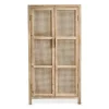 Xenos Kast Met Deuren-Webbing kast Bandung hoog - naturel - 140x70x40 cm