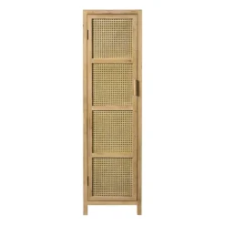 Xenos Kast Met Deuren-Webbing kast smal Bandung - naturel - 160.5x45x40.5 cm