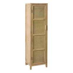Xenos Kast Met Deuren-Webbing kast smal Bandung - naturel - 160.5x45x40.5 cm