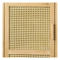 Xenos Kast Met Deuren-Webbing kast smal Bandung - naturel - 160.5x45x40.5 cm