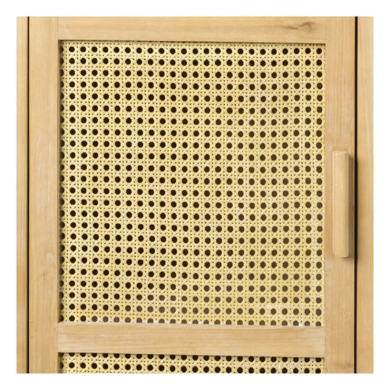 Xenos Kast Met Deuren-Webbing kast smal Bandung - naturel - 160.5x45x40.5 cm