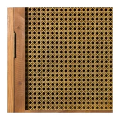 Xenos Kast Met Deuren-Webbing kast smal Bandung - bruin - 160.5x45x40.5 cm