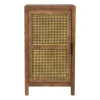 Xenos Nachtkastjes-Webbing nachtkastje Bandung - bruin - 80.5x45x40.5 cm
