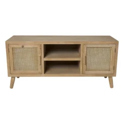 Xenos Tv Meubels|Dressoir-Webbing tv meubel Bandung - naturel - 54.5x120x38 cm