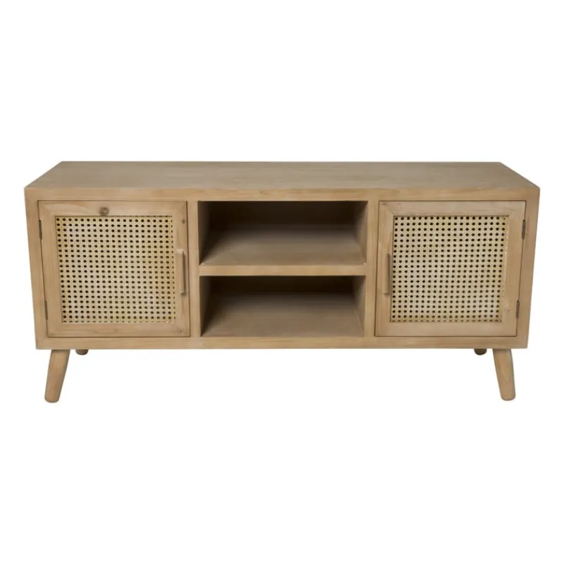 Xenos Tv Meubels|Dressoir-Webbing tv meubel Bandung - naturel - 54.5x120x38 cm