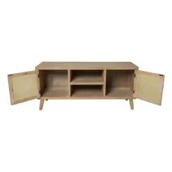 Xenos Tv Meubels|Dressoir-Webbing tv meubel Bandung - naturel - 54.5x120x38 cm