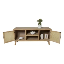 Xenos Tv Meubels|Dressoir-Webbing tv meubel Bandung - naturel - 54.5x120x38 cm