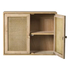 Xenos Wandkasten|Wandkasten-Webbing wandkast Bandung - naturel - 48.5x60x22 cm