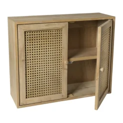 Xenos Wandkasten|Wandkasten-Webbing wandkast Bandung - naturel - 48.5x60x22 cm