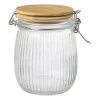 Xenos Voorraadpotten-Weckpot met bamboe deksel - 750 ml