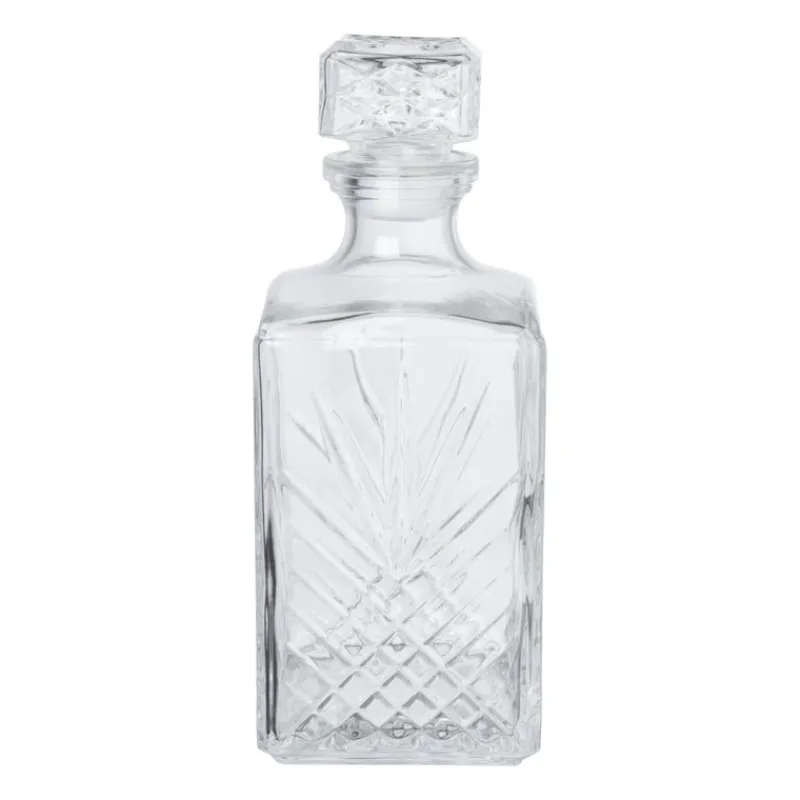 Xenos Likeurglazen-Whiskey karaf - glas - 1 liter