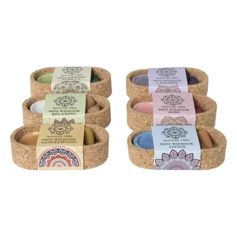 Xenos Wierook-Wierook set - sandelwood - kegels met schaaltje