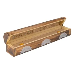 Xenos Wierook-Wierookdoos/brander mandala - hout