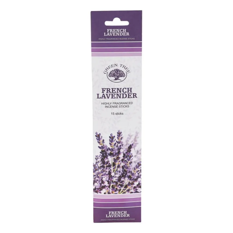 Greentree Wierook-Wierooksticks Green Tree - french lavender - 15 stokjes