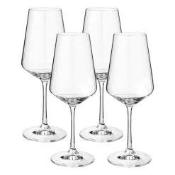 Xenos Glazensets|Wijnglazen-Wijnglas kristal - 350 ml - set van 4
