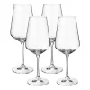 Xenos Glazensets|Wijnglazen-Wijnglas kristal - 450 ml - set van 4
