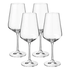 Xenos Glazensets|Wijnglazen-Wijnglas kristal - 450 ml - set van 4