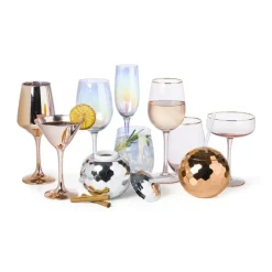 Xenos Wijnglazen|Cocktailglazen-Wijnglas parelmoer - 400 ml