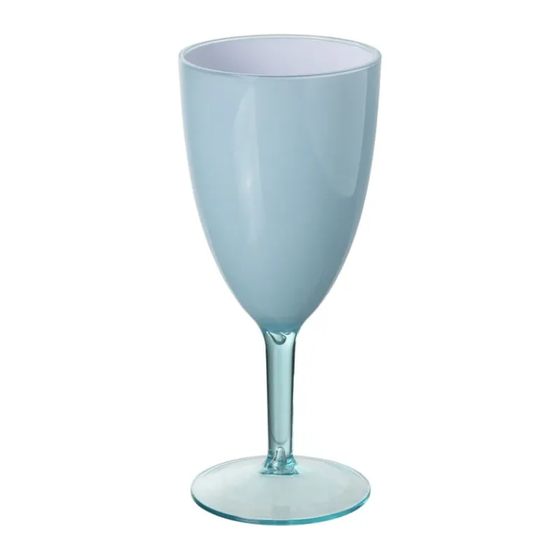 Xenos Buitenservies|Wijnglazen-Wijnglas solid - blauw - ml
