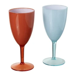 Xenos Buitenservies|Wijnglazen-Wijnglas solid - rood - ml