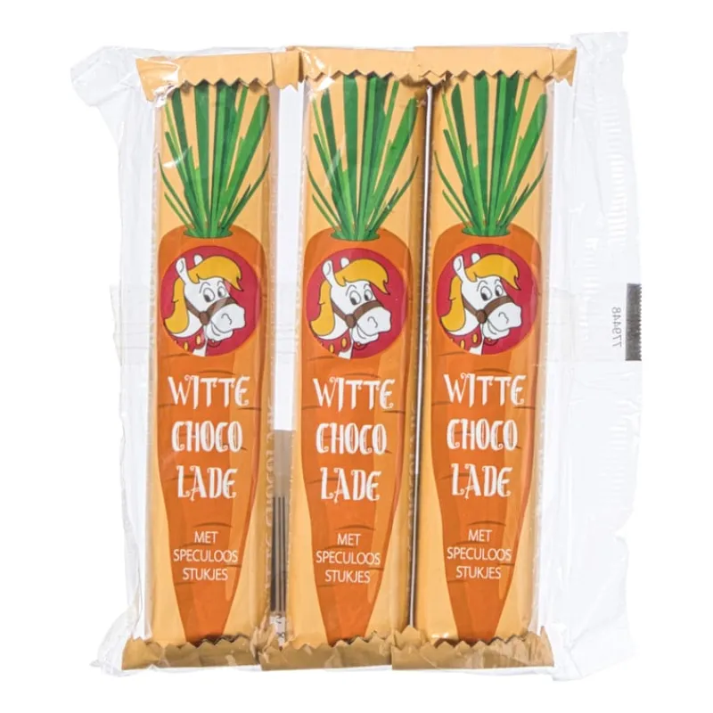 Xenos Chocolade-Worteltjes witte chocolade - 3x45 gram