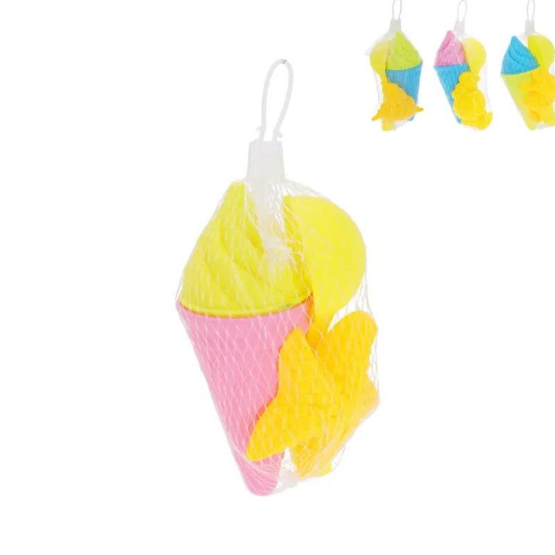 Xenos Strandaccessoires-Zandvormpjes ijsjes - diverse varianten