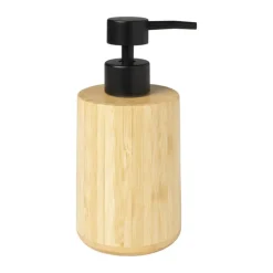 Xenos Zeeppompjes|Badkamer Accessoires-Zeeppompje bamboe - ø8x16.7 cm