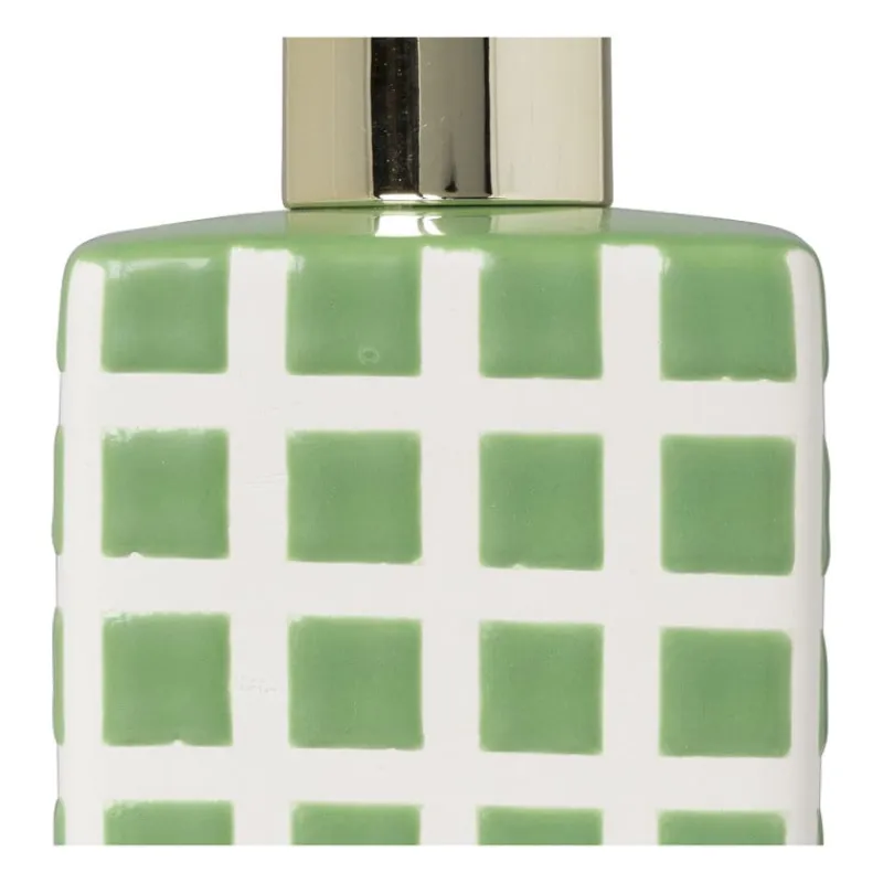 Xenos Zeeppompjes|Kerstcadeaus-Zeeppompje blokjes - groen/wit - 15.8x7x7 cm