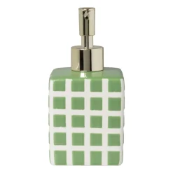 Xenos Zeeppompjes|Kerstcadeaus-Zeeppompje blokjes - groen/wit - 15.8x7x7 cm