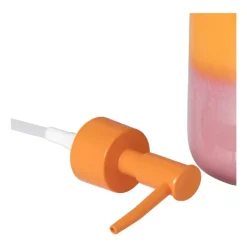 Xenos Zeeppompjes|Kerstcadeaus-Zeeppompje duo - oranje/roze - ø7.3x18.3 cm