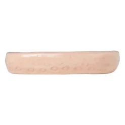 Xenos Zeepbakjes-Zeepschaaltje aardbei - roze/groen - 2x11.5x9.8 cm