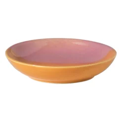 Xenos Zeepbakjes|Kerstcadeaus-Zeepschaaltje duo - oranje/roze - ø11x2.2 cm