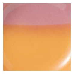 Xenos Zeepbakjes|Kerstcadeaus-Zeepschaaltje duo - oranje/roze - ø11x2.2 cm